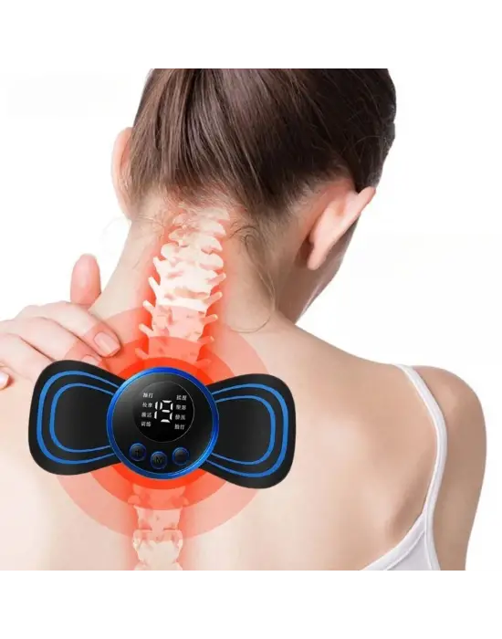 BUFFER® Titreşimli USB Şarj Aletli Mini Elektrikli Kelebek Masaj Aleti