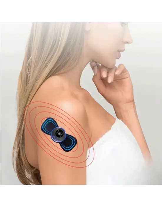 BUFFER® Titreşimli USB Şarj Aletli Mini Elektrikli Kelebek Masaj Aleti