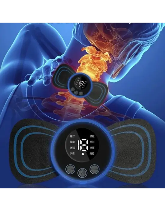 BUFFER® Titreşimli USB Şarj Aletli Mini Elektrikli Kelebek Masaj Aleti