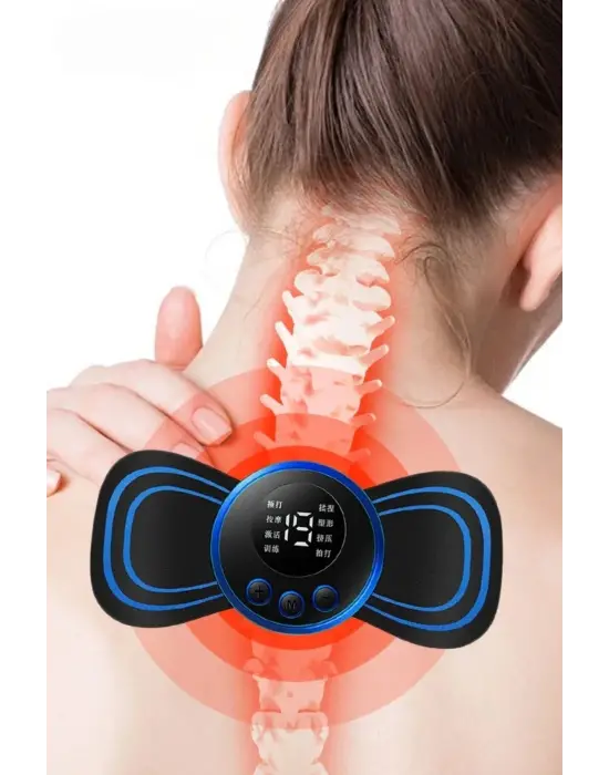 BUFFER® Titreşimli USB Şarj Aletli Mini Elektrikli Kelebek Masaj Aleti