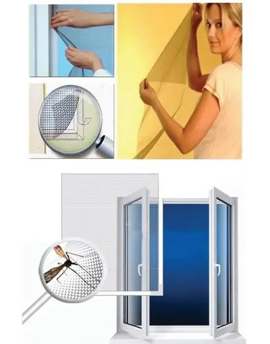 Omarı Tüm Cam Kapılara Uyumlu Sinekliği