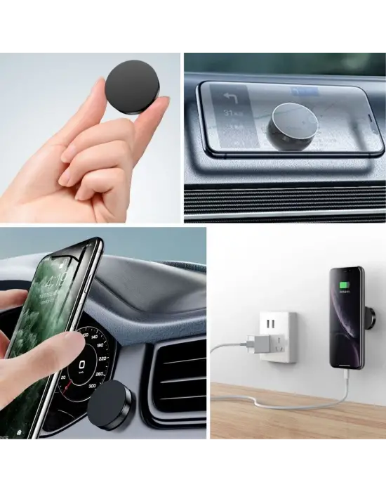 Omarı Güçlü Manyetik Araç İçi Telefon Tutucu