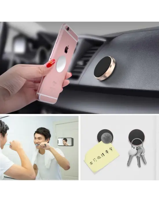 Omarı Güçlü Manyetik Araç İçi Telefon Tutucu