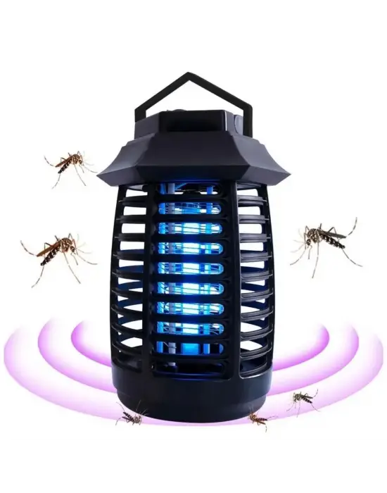Omarı UV Mor Işıklı Sinek Öldürücü - Asma Saplı Ledli Sinek Makinası