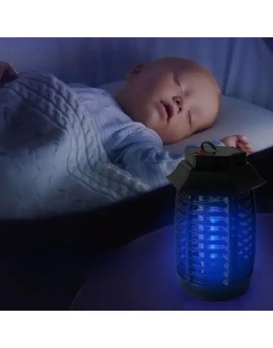 Omarı UV Mor Işıklı Sinek Öldürücü - Asma Saplı Ledli Sinek Makinası