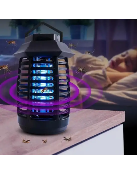 Omarı UV Mor Işıklı Sinek Öldürücü - Asma Saplı Ledli Sinek Makinası