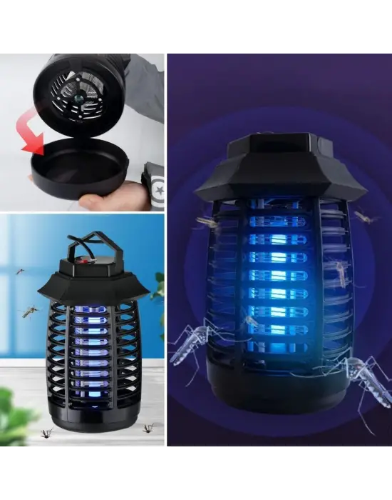 Omarı UV Mor Işıklı Sinek Öldürücü - Asma Saplı Ledli Sinek Makinası