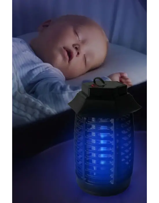 Omarı UV Mor Işıklı Sinek Öldürücü - Asma Saplı Ledli Sinek Makinası