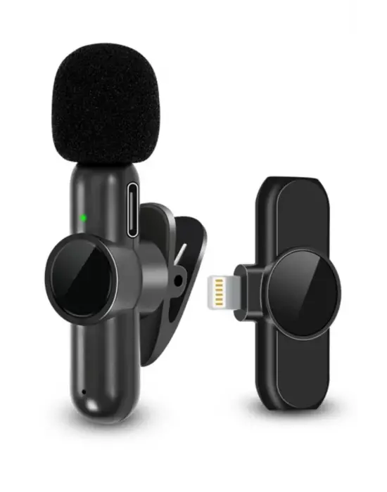 Omarı Kablosuz Yaka Mikrofonu - Type C ve Iphone Uyumlu