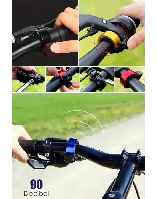 BUFFER® Ultra-Yüksek Sesli Alüminyum Alaşımlı Bisiklet Zili