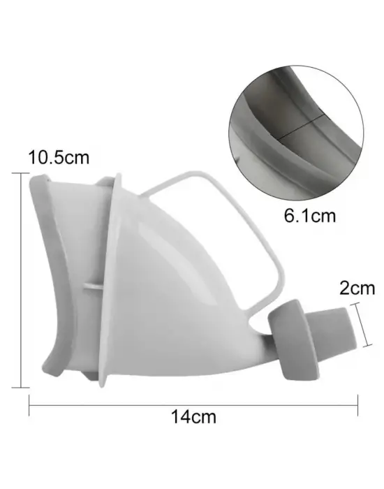 Omarı Pratik Taşınabilir Hijyenik Seyahat Tuvalet Aparatı