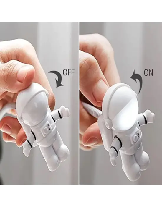 Omarı Aydınlatma Uzay Macerası: USB Astronot Gece Lambası