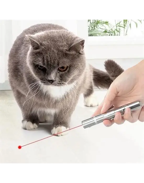 Omarı USB Şarj Edilebilen 3ü 1 Arada Kırmızı ve Beyaz LED Meşale Işığı