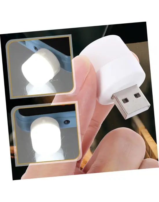 BUFFER® USB Mini Top LED 10’lu Aydınlatma Seti – Sıcak Renkli Gece Lambası, Enerji Tasarruflu Mikro LED Işıklar