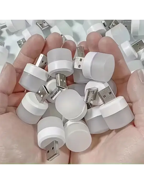 BUFFER® USB Mini Top LED 10’lu Aydınlatma Seti – Sıcak Renkli Gece Lambası, Enerji Tasarruflu Mikro LED Işıklar