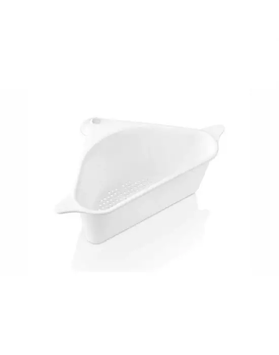 BUFFER® Vantuzlu Üçgen Sebze Meyve  Lavabo Raf Evye Süzgeç Sünger Tutucu Düzenleyici Mutfak Organize