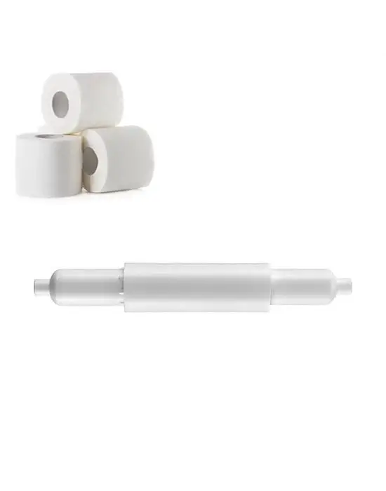 Omarı Ultra İnce Tasarım Beyaz Tuvalet Kağıdı Tutucu Makara