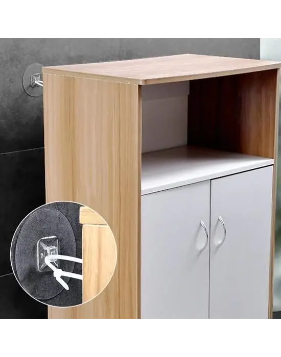 Omarı Yapışkanlı Deprem Güvenliği ve Çocuk Koruma Aparatı