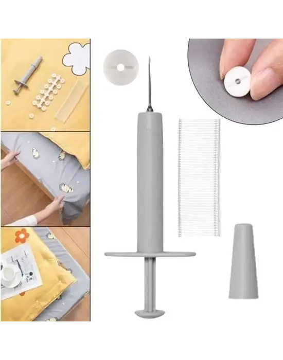 Omarı Yorgan ve Çarşaf Tutucu Düğme Seti