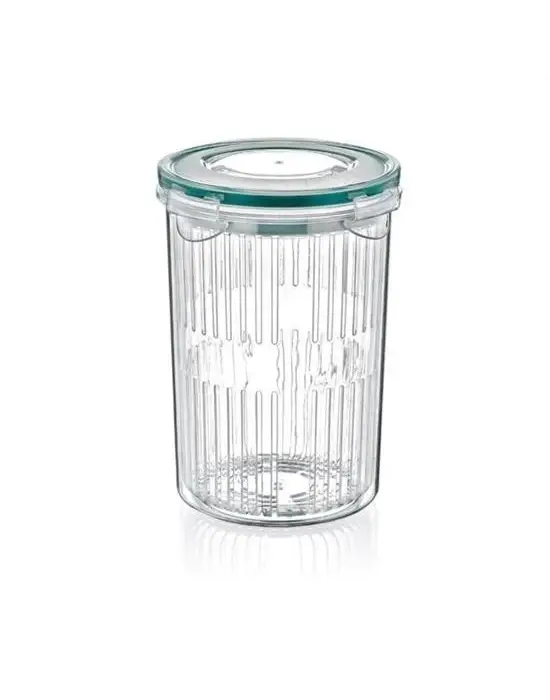 Omarı Zeytin Turşu Yıkama ve Saklama Kabı Klipsli Kapaklı - Pratik Mutfak Aleti