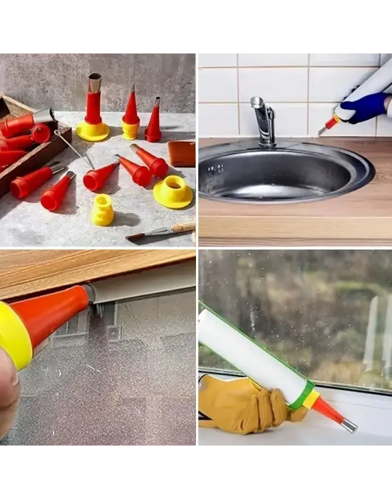 Omarı Yüksek Hassasiyetli 30 Parça Silikon Kalafat Mastik Alet Seti