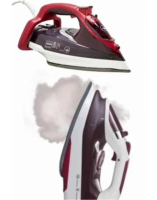 Buharlı Kablolu Ütü 2200 Watt Kireçlenme Önleyici Şok Buharlı