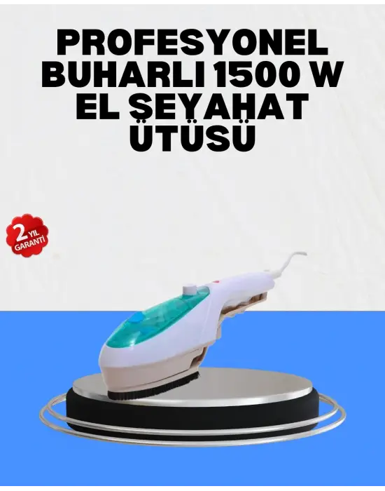 Buharlı Kırışıklık Giderici Pratik Ev Ve Seyahat Ütüsü