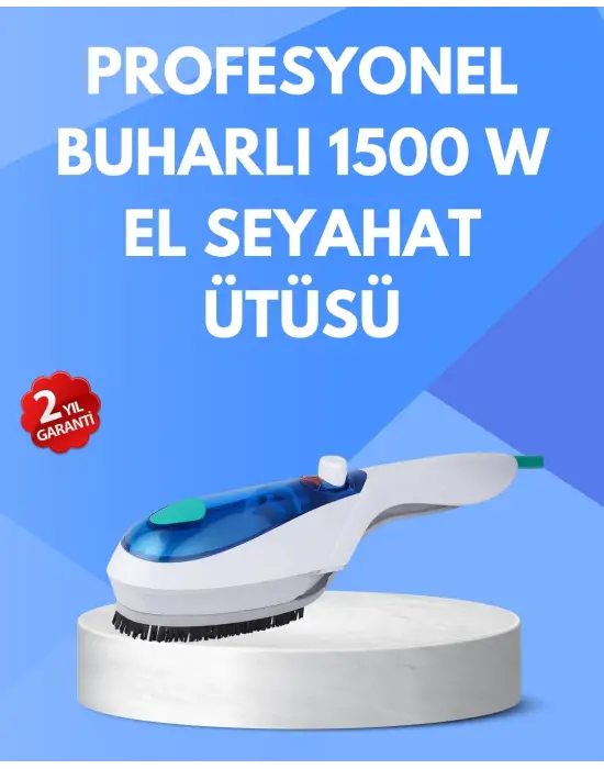 Buharlı Pratik Ütü Seyahat Tipi Kırışıklık Giderici