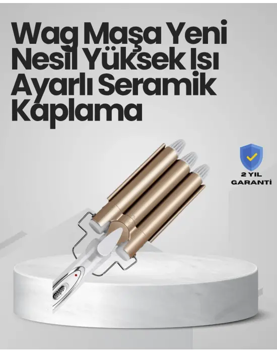Bukle Saç Maşası – Kolay Kullanım, Sağlıklı Bukleler Yüksek Isılı