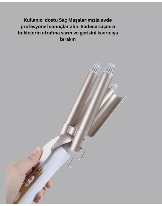 Bukle Saç Maşası – Kolay Kullanım, Sağlıklı Bukleler Yüksek Isılı