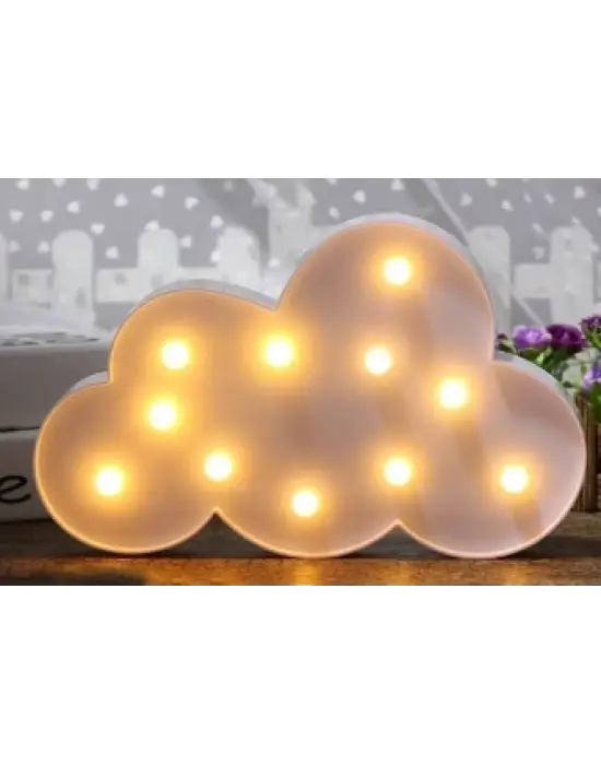Bulut Şeklinde Led Gece Lambası