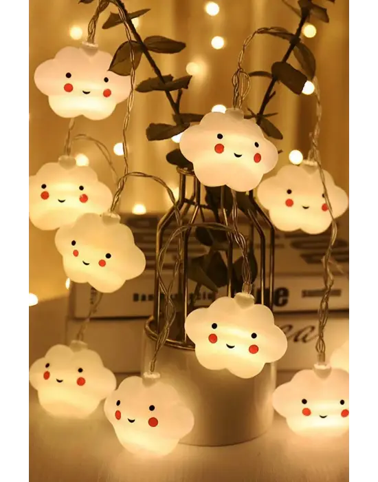 Bulut Şeklinde Led Şerit Lamba 12 Adet