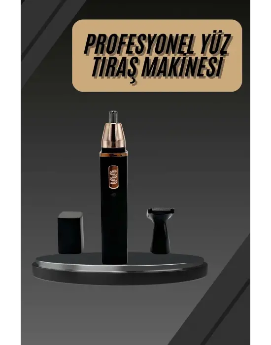 Burun Kulak Kıl Tüy Temizleme Ve Tıraş Makinesi Mini Paslanmaz Çelik