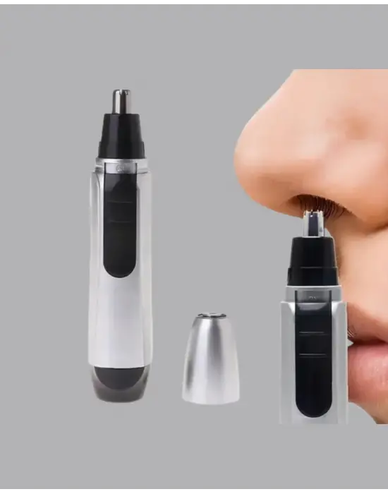 Burun Kulak Ve Kaş Tıraş Makinesi 3d Keskin Bıçaklı Pil İle Çalışan