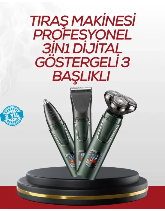 Burun, Sakal Ve Saç İçin Erkek Tıraş Cihazı