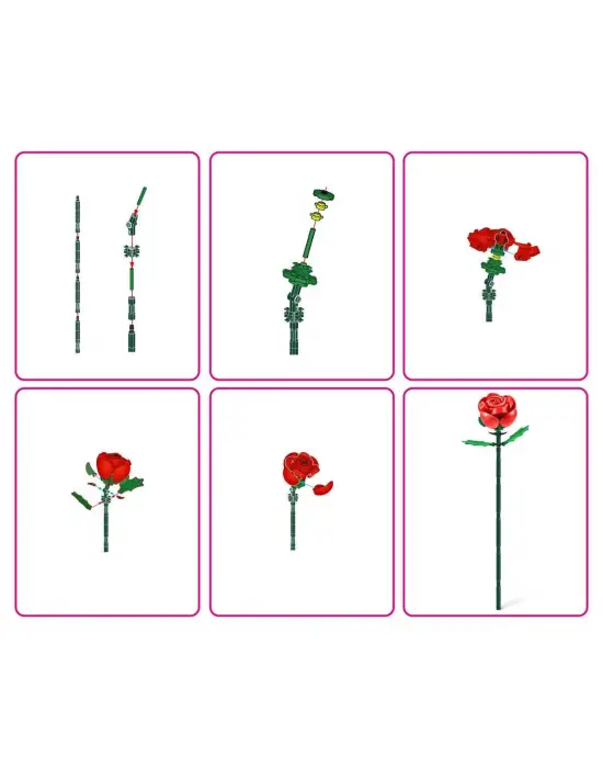 Omarı Büyük Boy Gül Buketi Parça