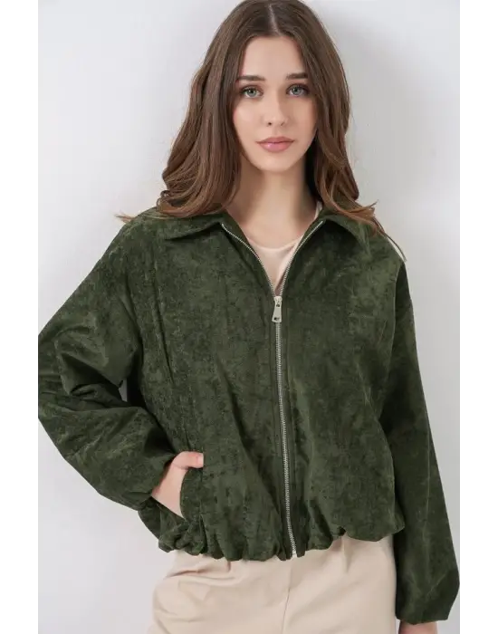 Trend Oversize Kadife Ceket