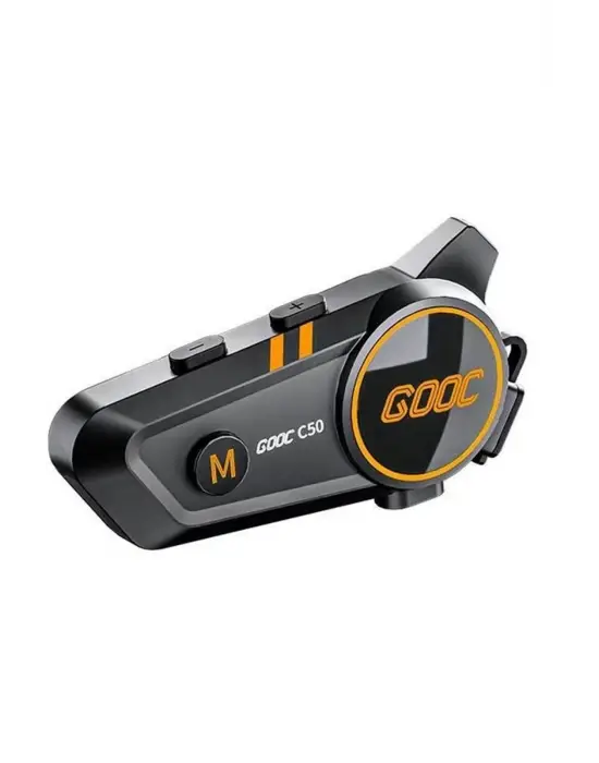 C50 Motosiklet Intercom Kask Kulaklık 1000 Mah Rgb Işıklı Bluetooth Kulaklık Ip67