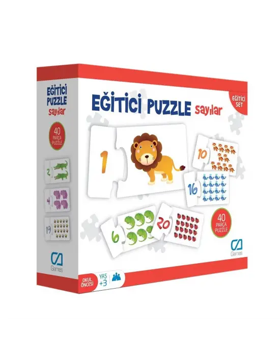Omarı Eğitici Sayılar Puzzle Oyunu
