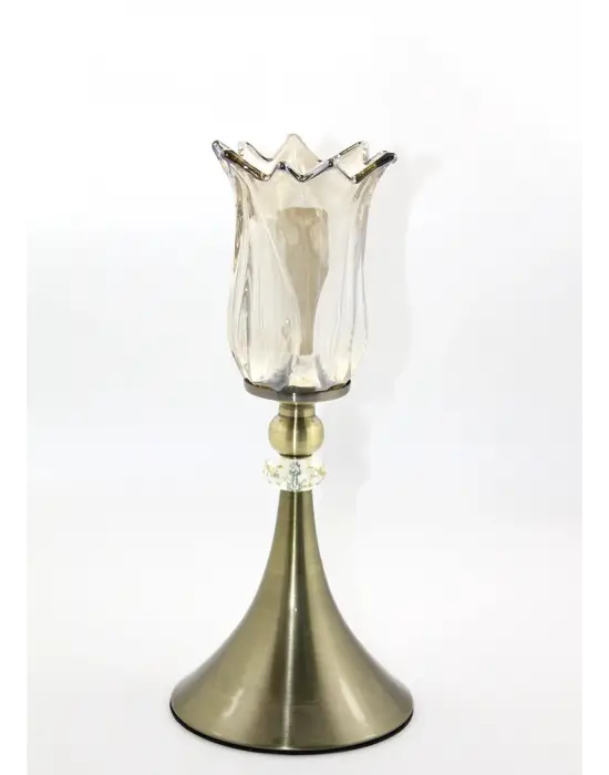 Cam Şamdan Tekli Model 2