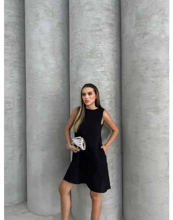 Zarif Çan Kısa Elbise