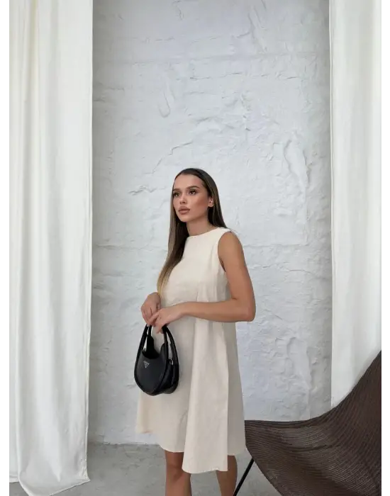 Çarpıcı Çan Kısa Elbise