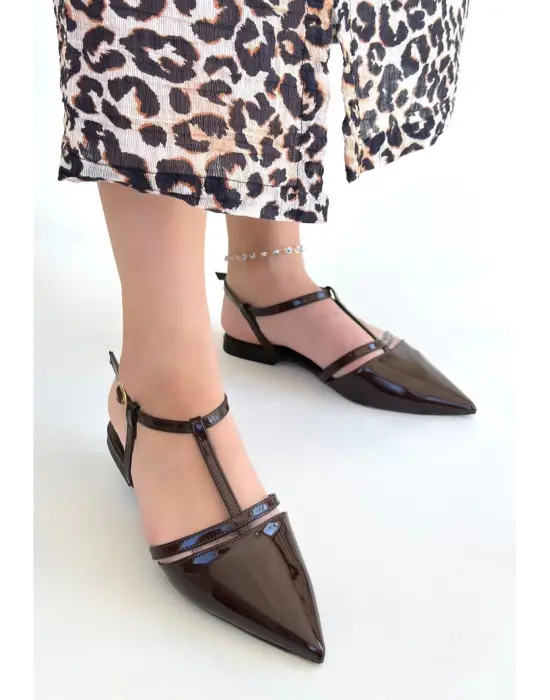 Canca Kahverengi Rugan Babet Ayakkabı