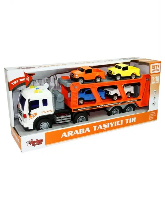 Canem Sesli Işıklı Araba Taşıyan Tır 1189-70