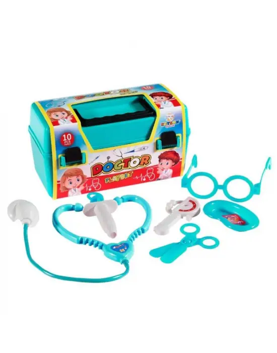 Omarı 10 Parçalı Doktor Seti Çantası