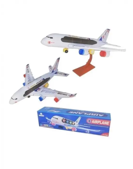 Omarı Eğlenceli Işıklı Sesli Uçak Oyuncak