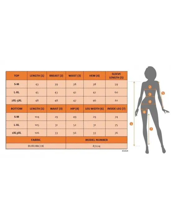 Çarpıcı Burgu Desenli Kadın Pijama Takımı