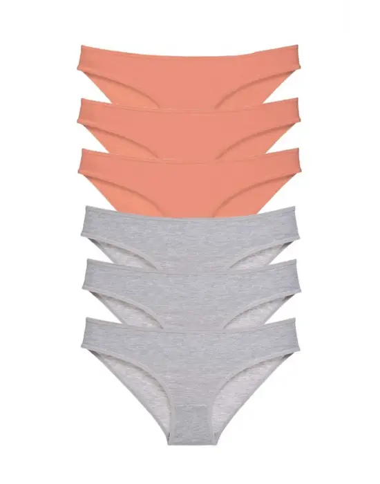 Çarpıcı Likralı Kadın Slip Külot Seti