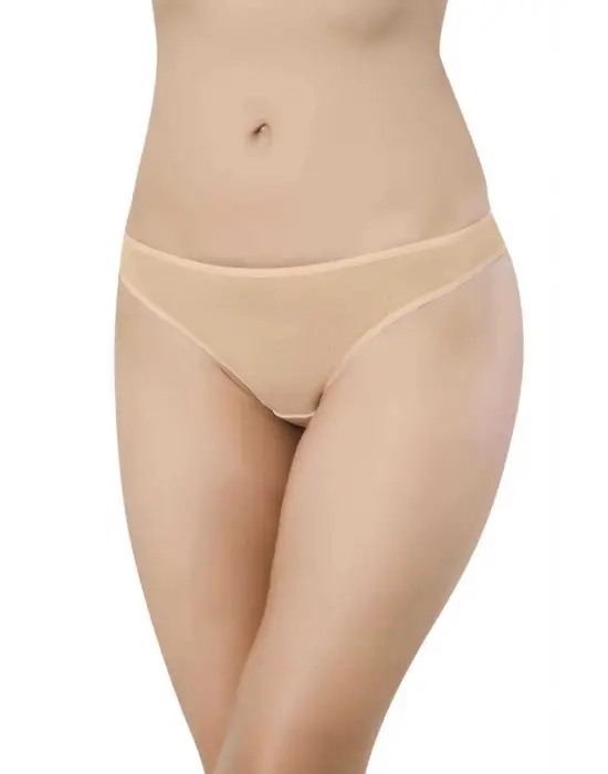 Çarpıcı Likralı Kadın Slip Külot Seti