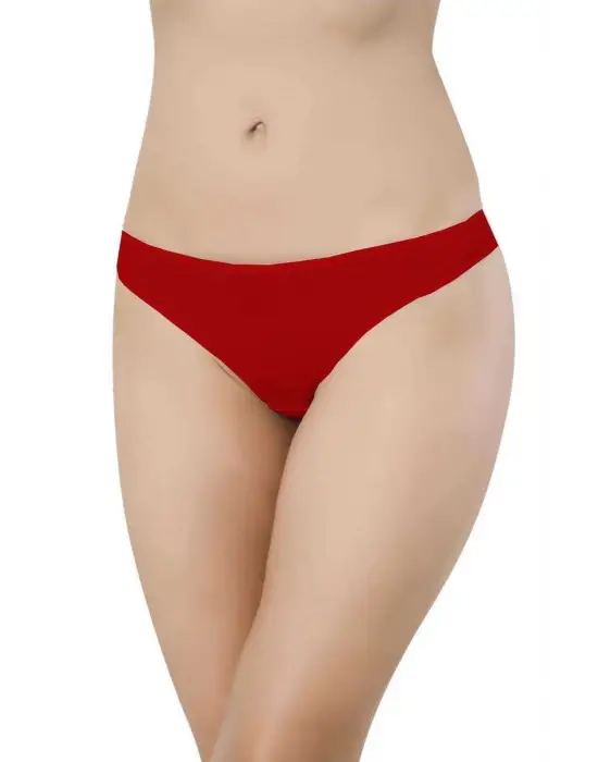 Çarpıcı Likralı Kadın Slip Külot Seti
